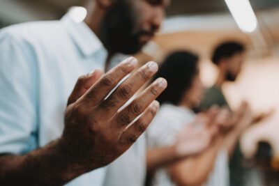 Group of people praying